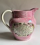 Sunderland jug with motif and text decor