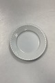 Royal Copenhagen Hvid Halvblonde Sidetallerken No. 615