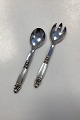 Georg Jensen Acorn Sterling Silver Salad set