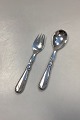 Georg Jensen Silver Viking Salad Set No. 136