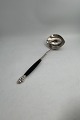 Georg Jensen Acorn Silver Punch Spoon with Ebony Handle