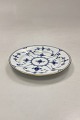 Royal Copenhagen Musselmalet Riflet med Guld Sidetallerken No. 181
