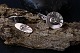Georg Jensen Sterling Sølv Manchetknapper No 52 Måler 1,9 cm