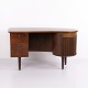Kai Kristiansen Kidney 54 Walnut Desk for FM Furniture Feldballe 1950s