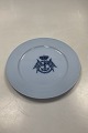 Brown-Westhead, Moore & Co Dinner plate in Faience with Logo from the Danish Navy