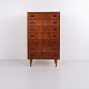 Teak kommode med 7 skuffer dansk design fra 1960’erne