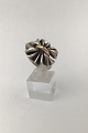 Georg Jensen Sterling Sølv / Guld Ring No. 400 Lene Munthe