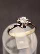 18 karat guld ring  med stor zirkon
