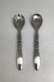 Georg Jensen Sterling Sølv Kaktus Salatsæt No. 134 (Lille)