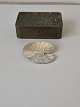 Hermann Siersbøl vintage broche i sterlingsølv udført som åkandeblad