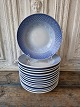 B&G Blå Tone dybtallerken no. 1008/714 - 24,5 cm.