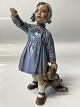 Dahl Jensen figur, Pige med bamse.Dek. Nr. 1152.