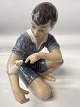 Dahl Jensen figur, Dreng med mus.Dek. Nr. 1270.