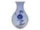 Lyngby porcelænVase med blå Cikorie blomst