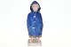 Bing & Grøndahl Figure, Boy with a raincoat and southwest 