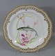 Kongelig Dansk Porcelæn Flora Danica
Fiskeservice 19-3574 Engraulis crassicornis Rundt fad med gennemskåret bort 
28,25 cm (1954)