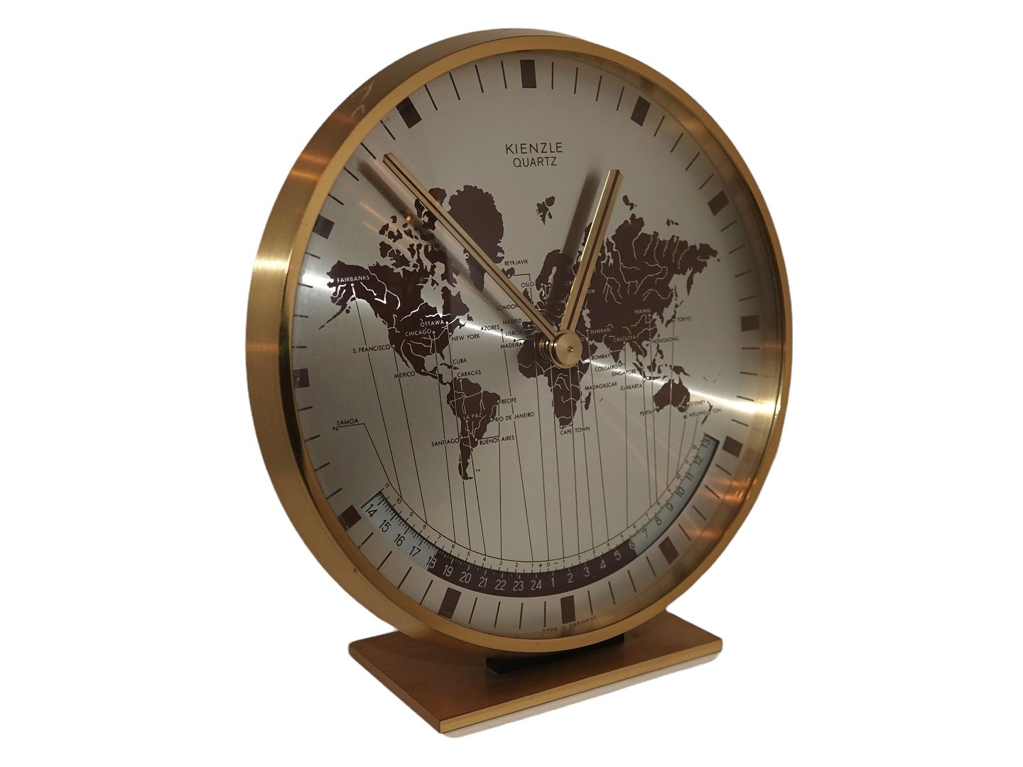 KAD ringen Kienzle Uhren GmbH World Time Clock Kienzle