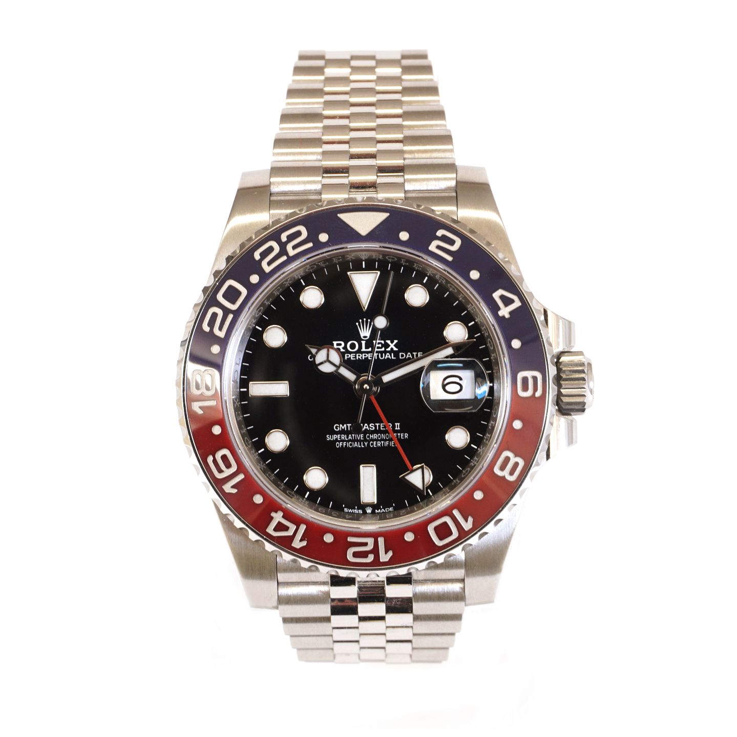 KAD ringen - Rolex GMT Master II 126710BLRO with box and papers. Bought at AD Klarlund, Copen - Rolex GMT II 126710BLRO with box and papers. Bought at AD Klarlund, Copen