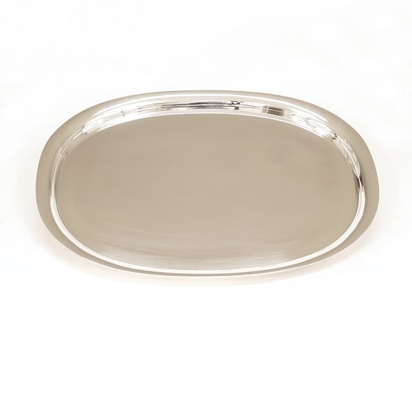 A Piet Hein Sterlingsilver tray made for Georg Jensen. #1146C. Size: 41x31cm. W: 
1.267gr