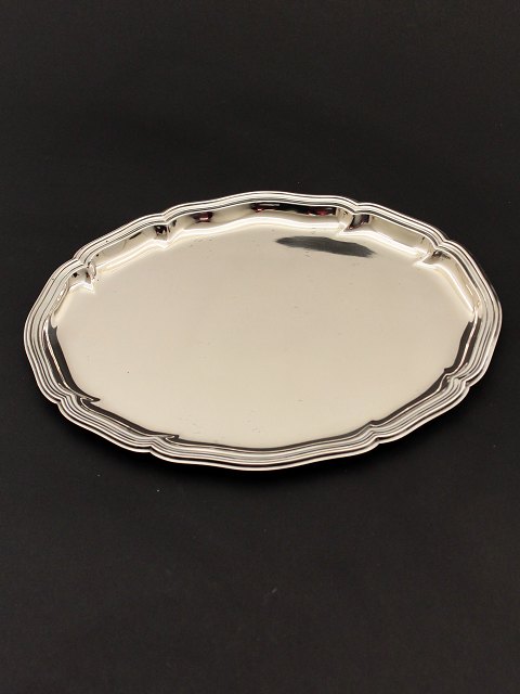 Silver serving tray