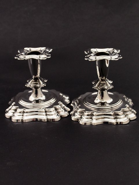 Silver candlesticks