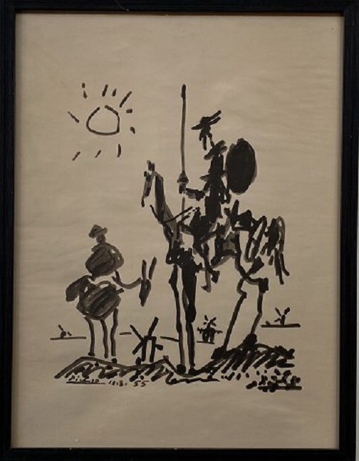 Tap Pablo Picasso. Don Quixote