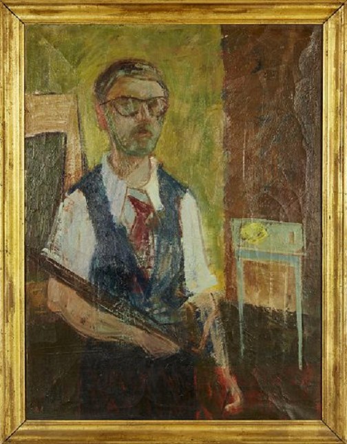Albert Gammelgaard Oil painting