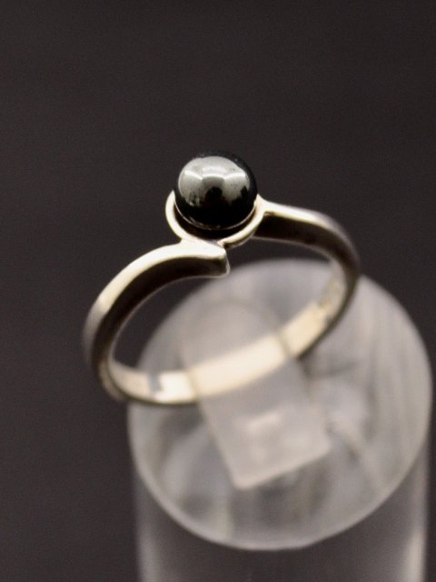 Sterling sølv ring  med hermatite