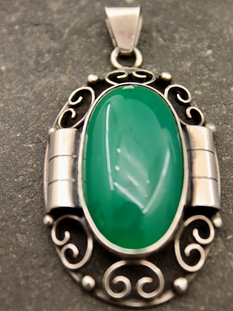 830 silver vintage pendant